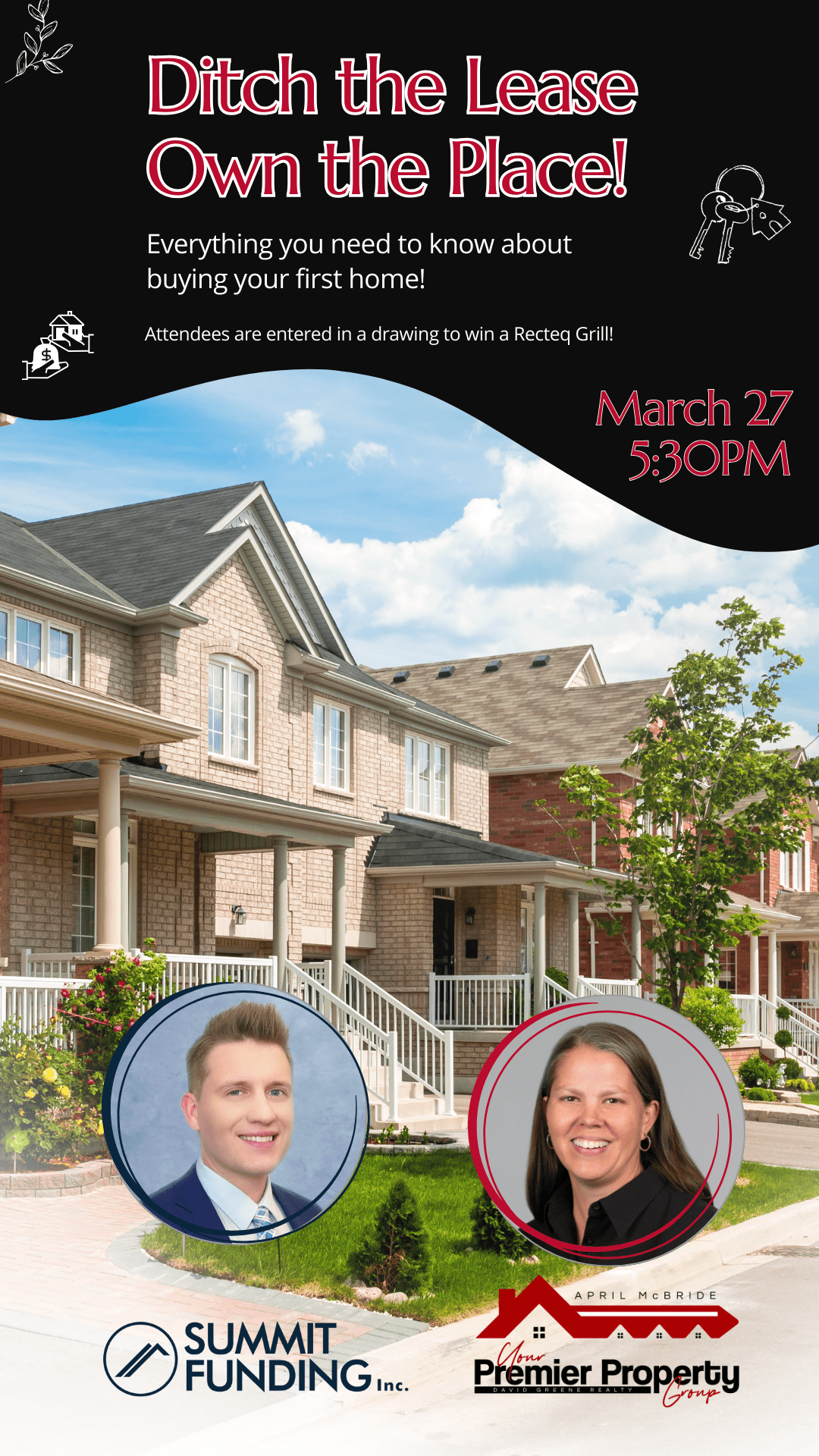 Want to build some equity and a long term investment for your future? Attend our first time homebuyer's class, ditch the lease, and own your place!