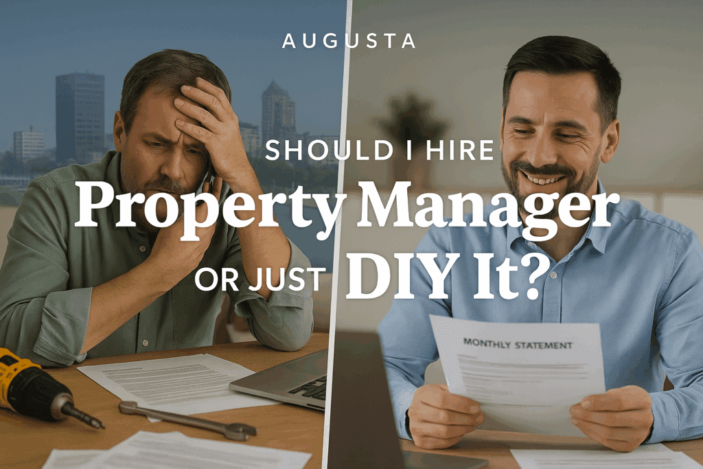 Whether you're juggling tools or reviewing reports, owning a rental in Augusta doesn't have to be overwhelming. Call April to explore smart property management options today!